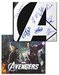 Stan Lee Signed The Art of the Avengers Coffee Table Book -- Also Signed by 7 Members of Superhero Squad Including Chris Hemsworth & Chris Evans